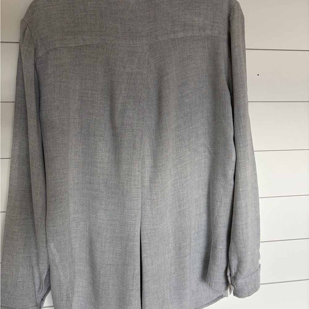 TWO!! Cloth and Stone Button Down Shirts - Navy and Dove Gray - Picture 4 of 10